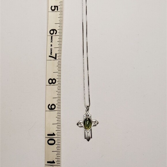 Silver Mother Mary pendant on silver chain 925 Silver - Picture 8 of 8